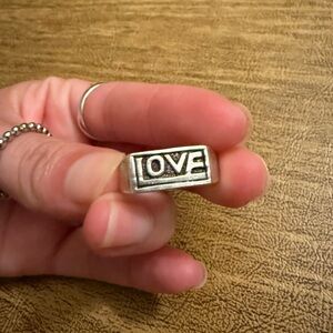 925 Sterling Silver 'LOVE' Ring